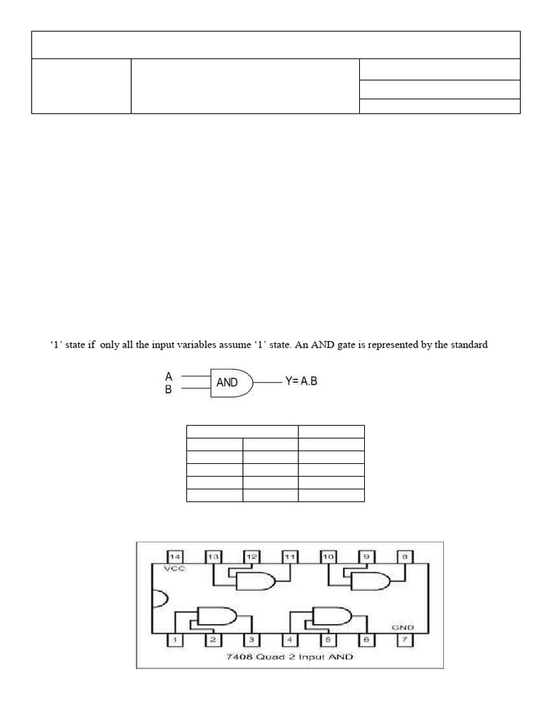 Exp-06 Basic Logic Gates | PDF | Logic Gate | Mathematical Logic