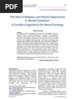 Download The Role of Religious and Mystic Experiences in Human Evolution by researcher026 SN103366639 doc pdf