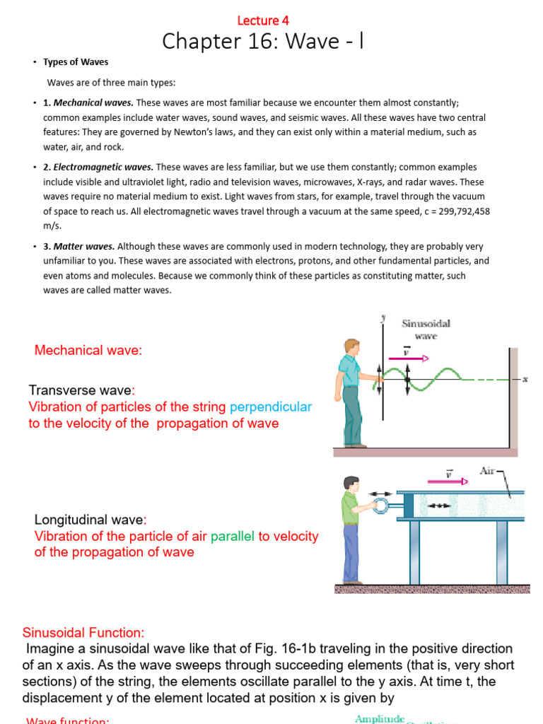 Lecture 4 PHY 2 Spring 26 Final Term | PDF | Waves | Electromagnetic ...