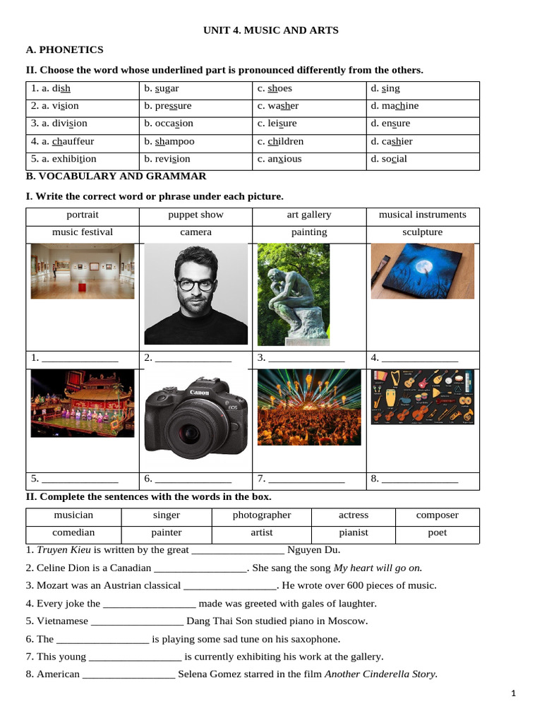 Unit 4. Music and Arts 1711 | PDF | Charlie Chaplin