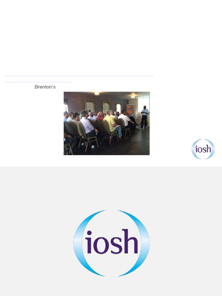 Cpd Event Iosh Sw Branch | PDF | Professional Development
