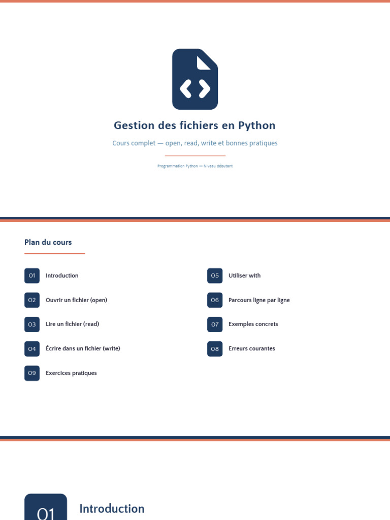 Gestion Des Fichiers en Python | PDF | Python (Langage de programmation ...