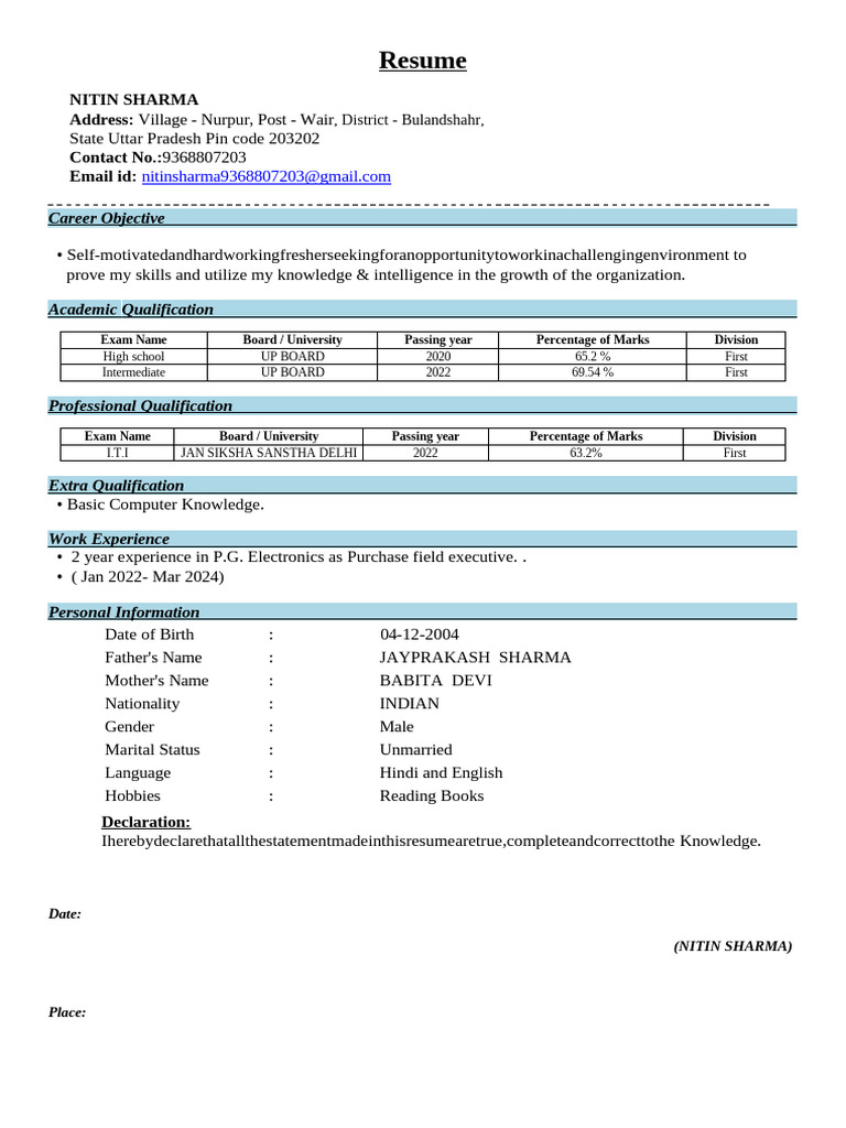Nitin | PDF