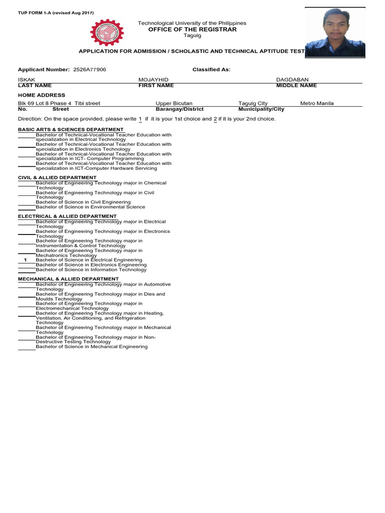 Application Form.new | PDF | Engineering | Electrical Engineering