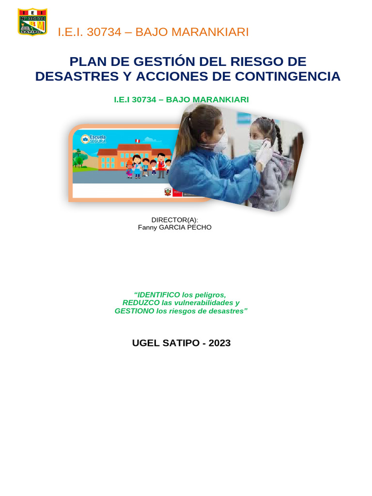 Plan de Gestion de Riesgo 2025 | PDF | Radiación | Temblores