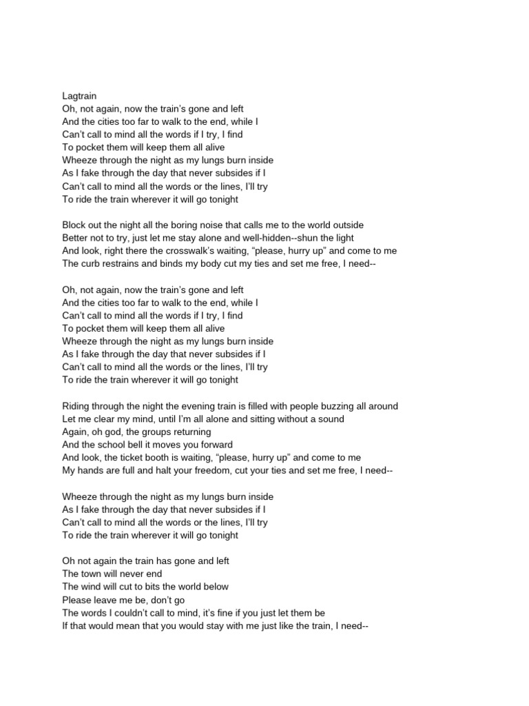 Lyrics | PDF