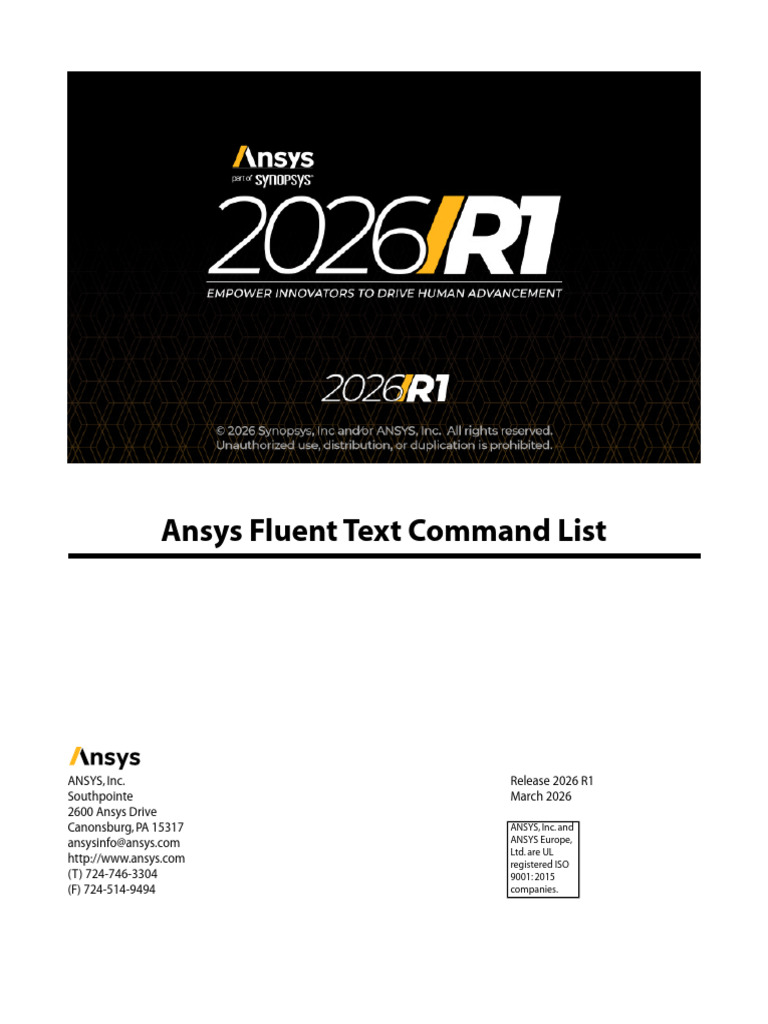 Ansys Fluent Text Command List | PDF | Command Line Interface | Menu ...