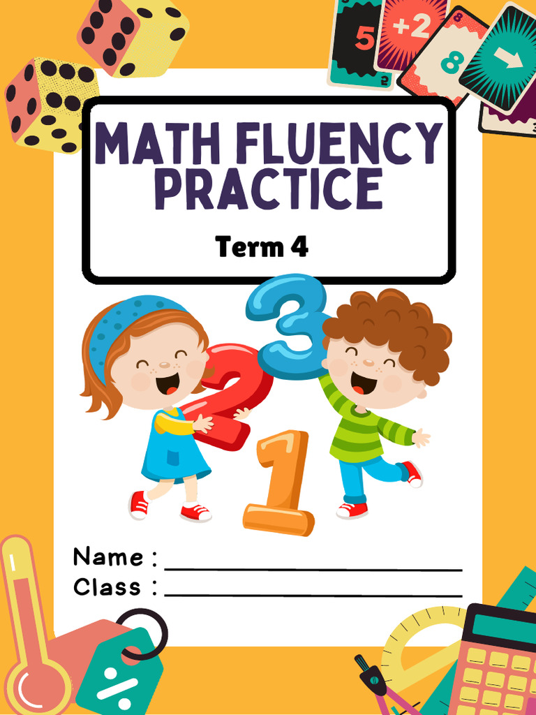 Math Fluency Cover (1) | PDF