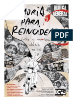 "Memoria para reincidentes" película / Carpeta de prensa