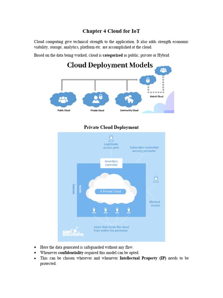 Chapter 4 Cloud for IoT | PDF | Cloud Computing | Computer Security