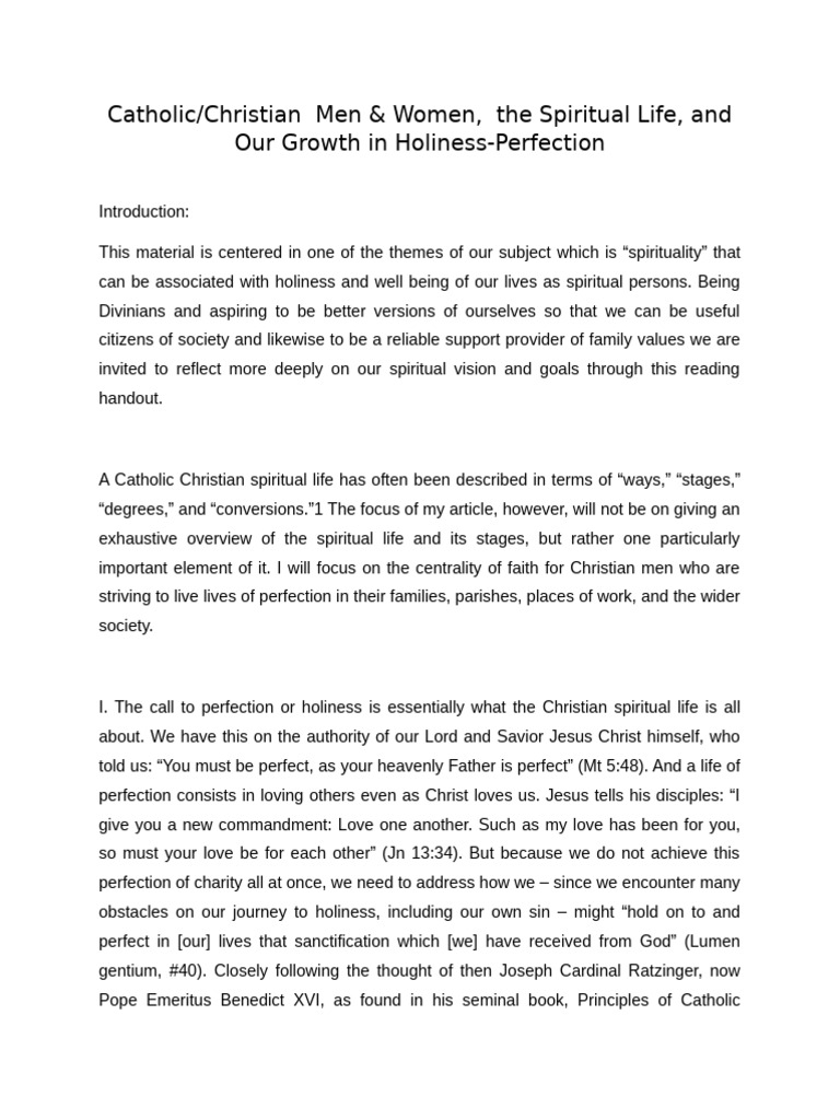 Pre Final Notes and Tasks Catholic Spirituality | PDF | Faith | Jesus