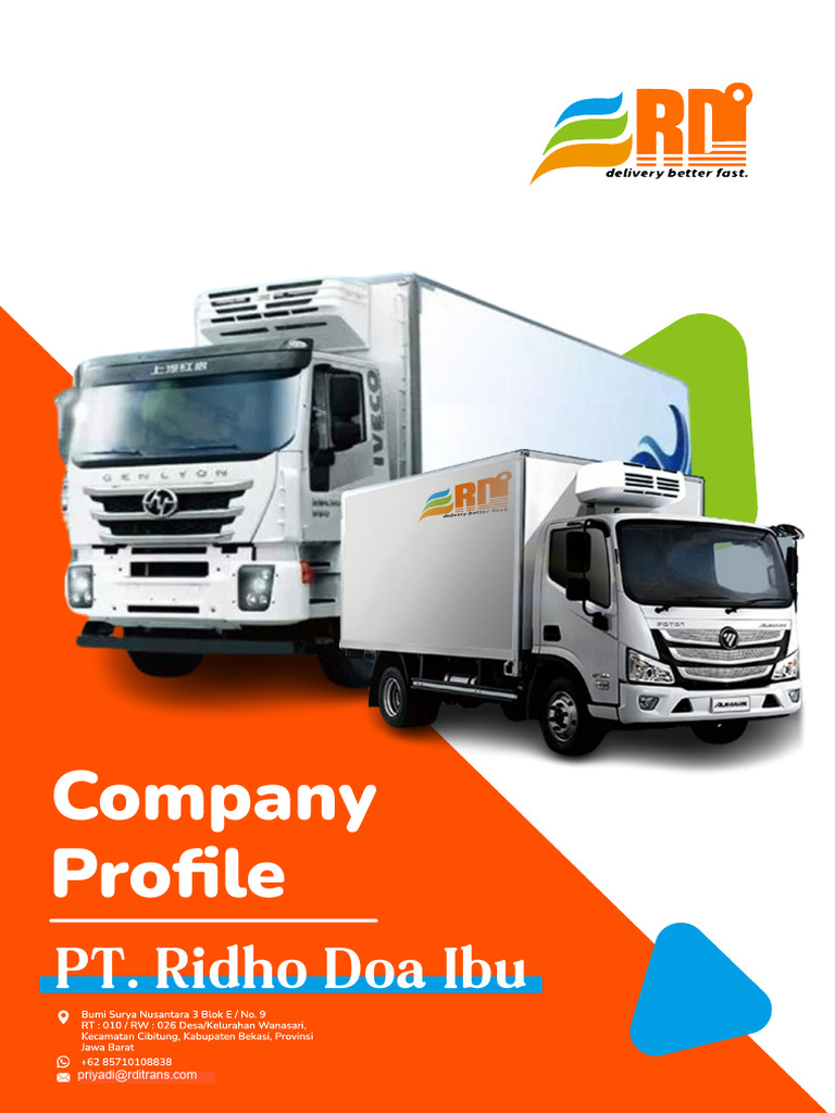 Company Profile PT RIDHO DOA IBU | PDF