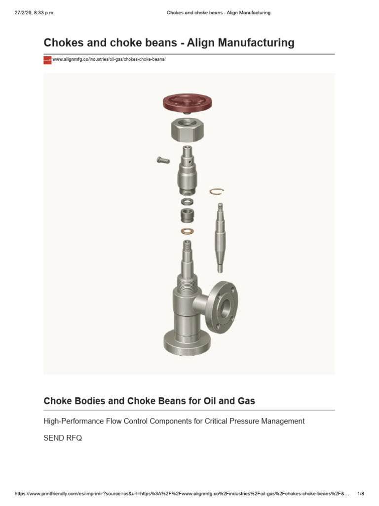 Chokes and Choke Beans | PDF | Mechanical Engineering | Secondary ...