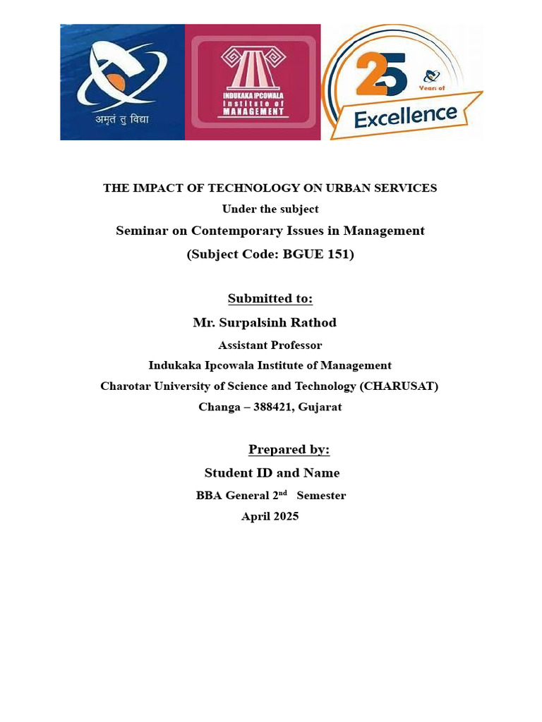 Sample Report.docx | PDF | City | Innovation