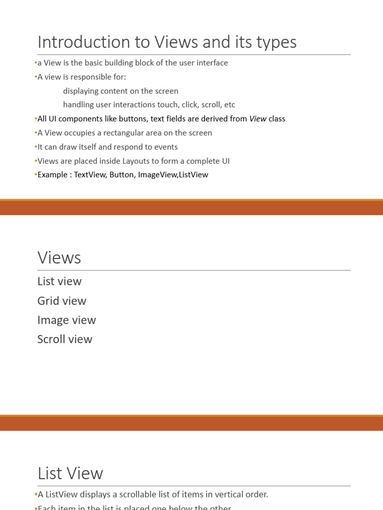 Introduction to Views and Its Types (1) | PDF