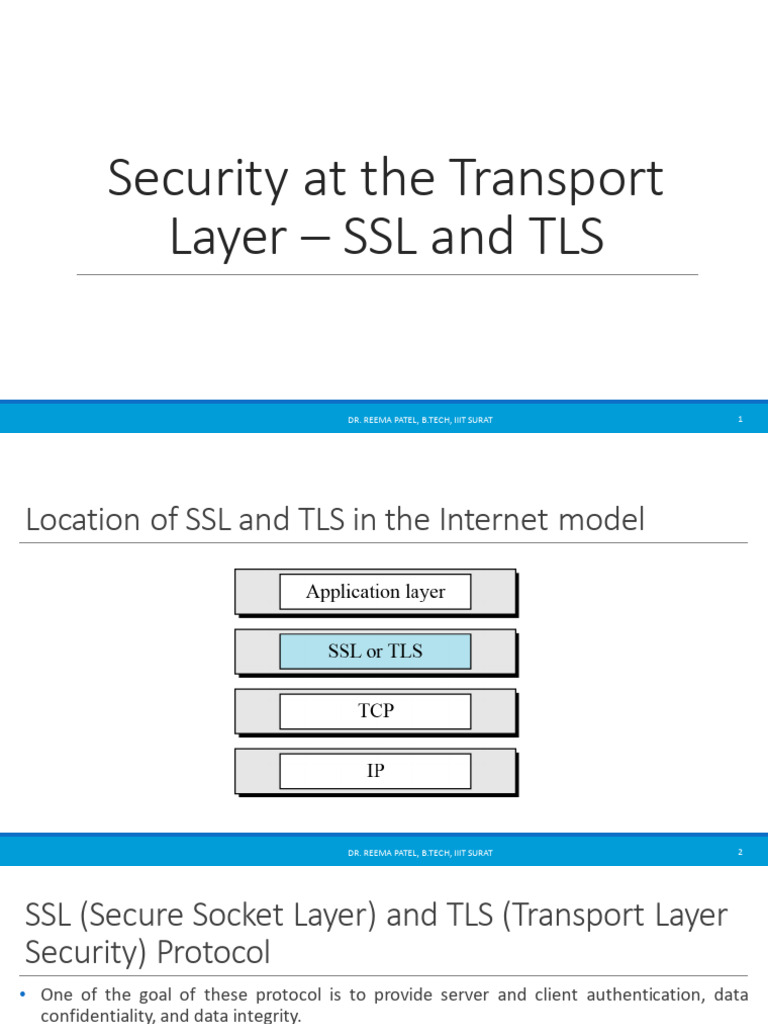 SSL_TLS | PDF | Transport Layer Security | Public Key Certificate