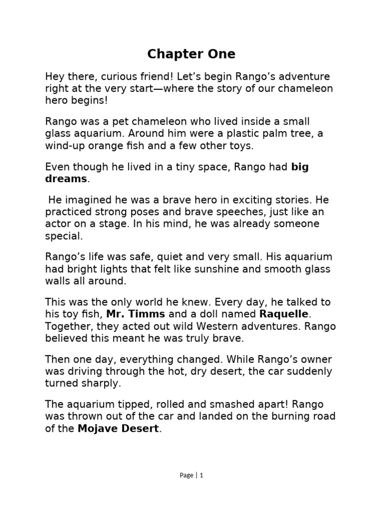 The Story of Rango | PDF