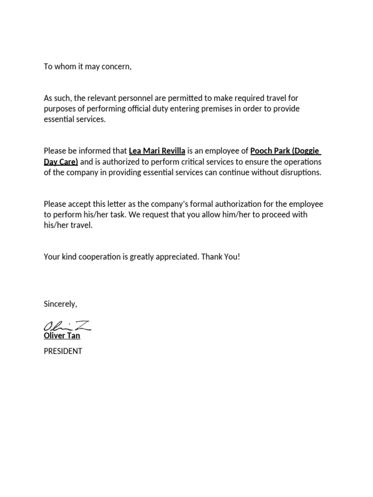 Travel Letter | PDF