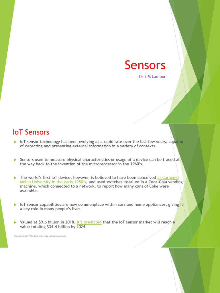 L1 2 3 Sensors and Parameters | PDF | Pressure Measurement | Sensor