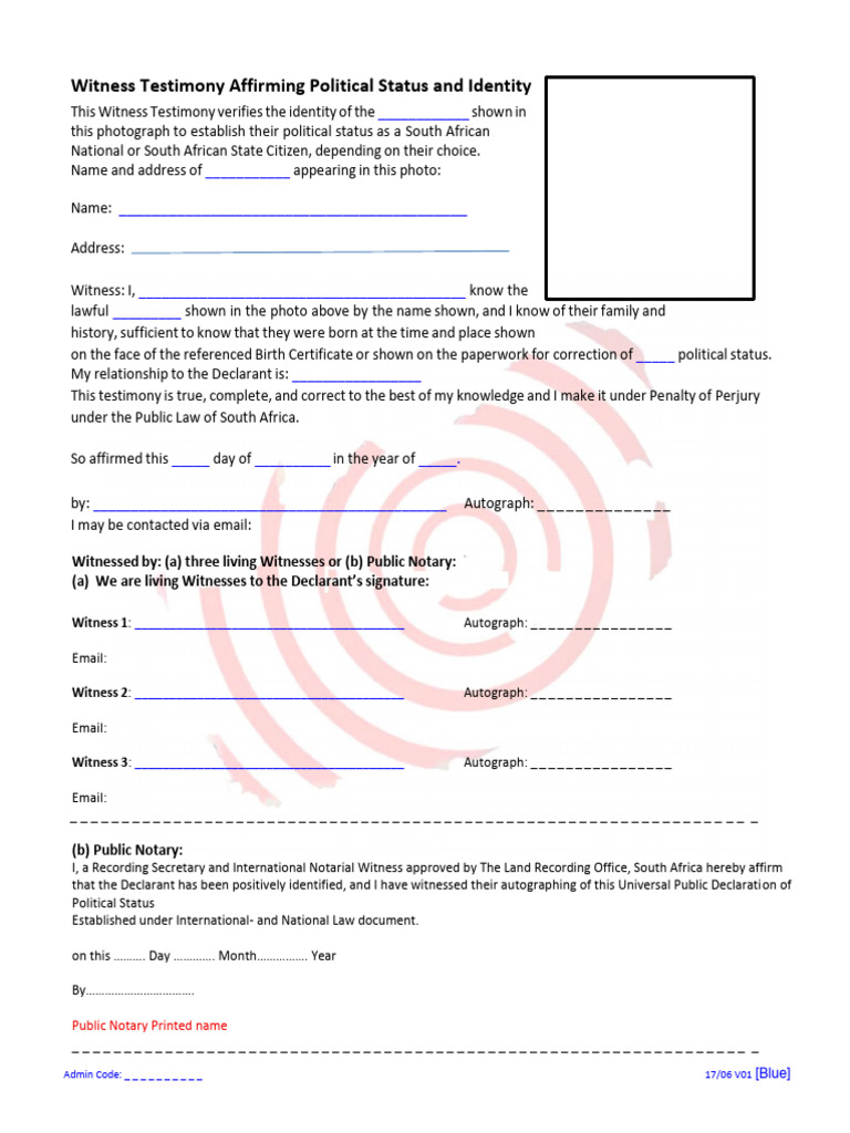 02. Witness Testimony 1 | PDF