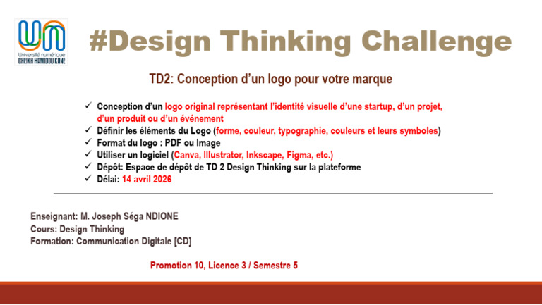 Design Thinking TD 2 CD | PDF