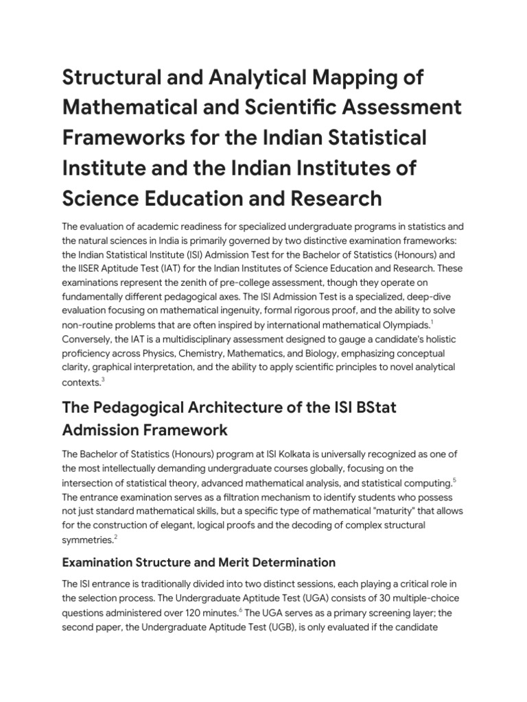 Exam Chapter Analysis_ ISI & IAT | PDF | Geometry | Mathematics