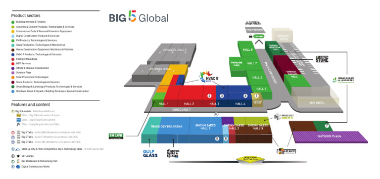 Big 5 Global 2023 Floorplan 21 September 2023 | PDF