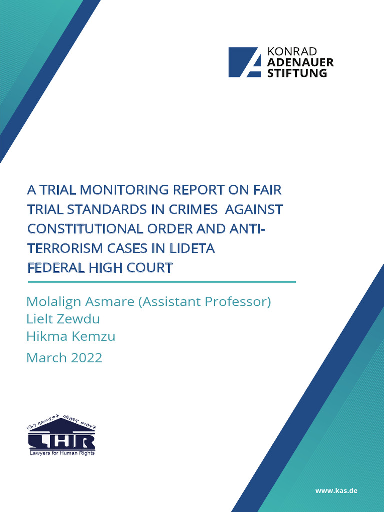 A Trial Monitoring Report on Fair Trial Standards | PDF | Right To A ...