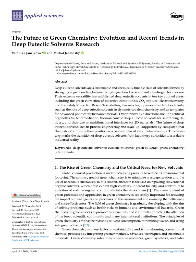 The_Future_of_Green_Chemistry_Evolution_and_Recent | PDF | Green ...