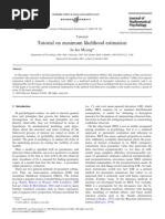 Download Tutorial on Maximum Likelihood Estimation by TristanPil SN103388034 doc pdf