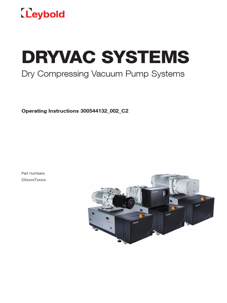 Dryvac Systems En | PDF | Pump | Vacuum
