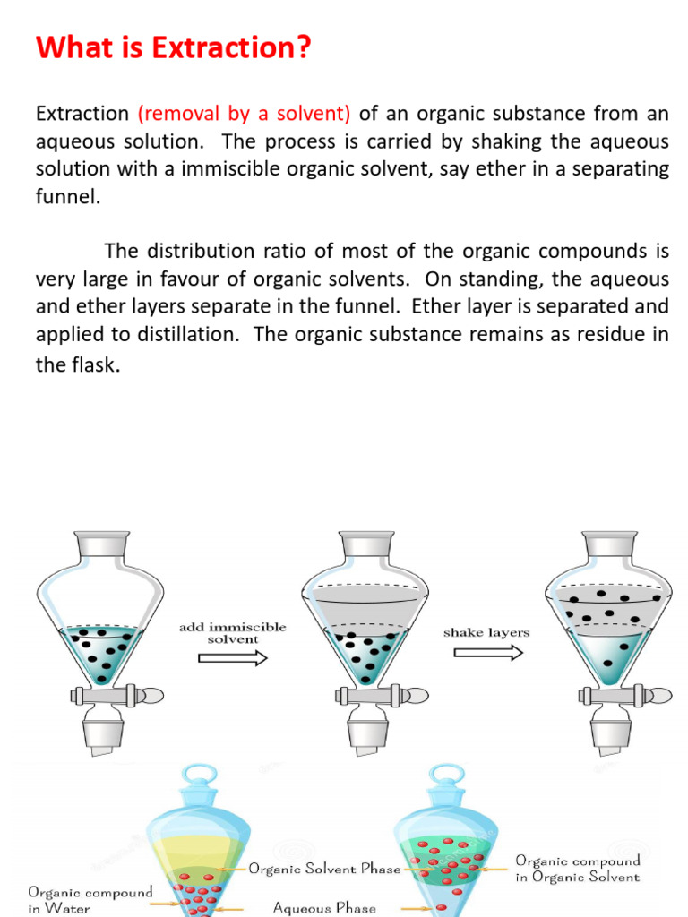 Extractions | PDF | Chromatography | Chemistry
