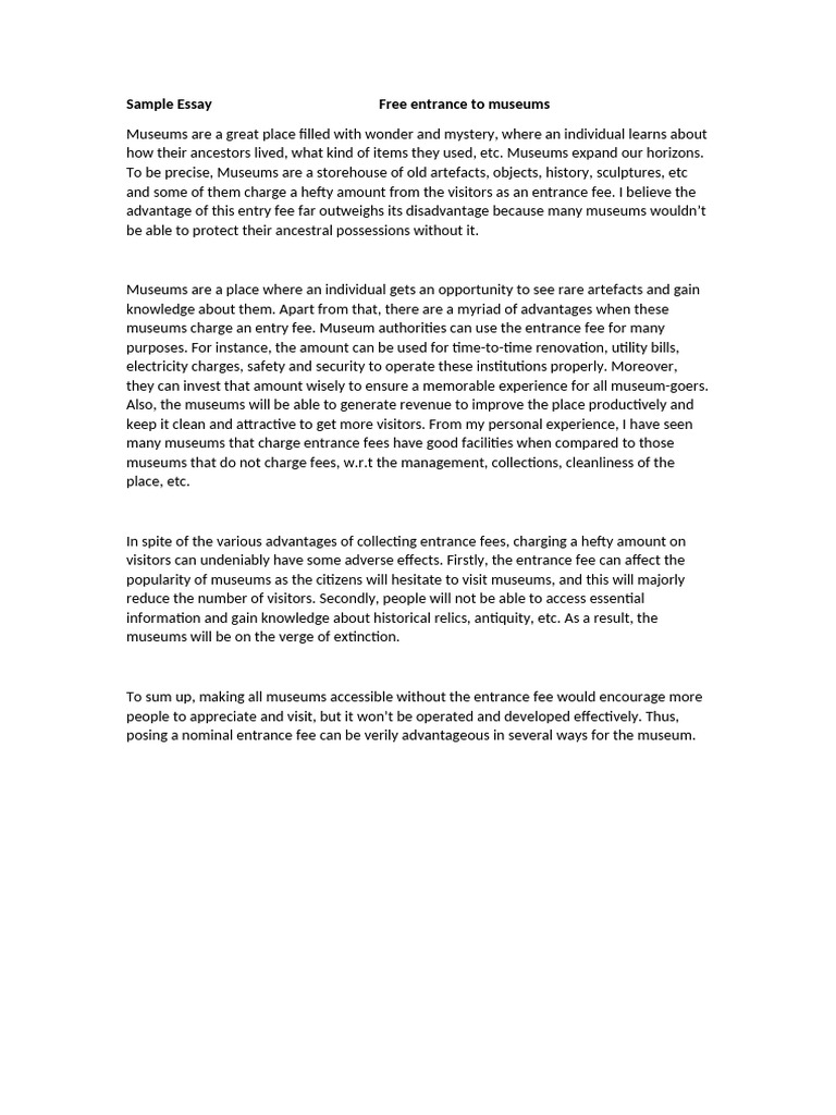 Model Essay | PDF