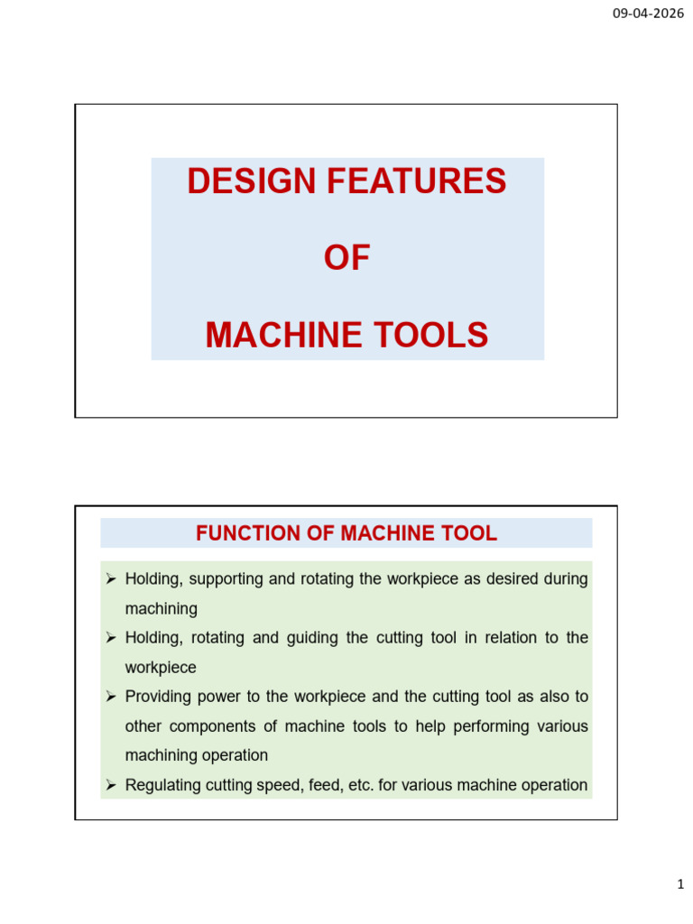2 Design of Machine Tools Drive | PDF | Machines | Mechanical Engineering