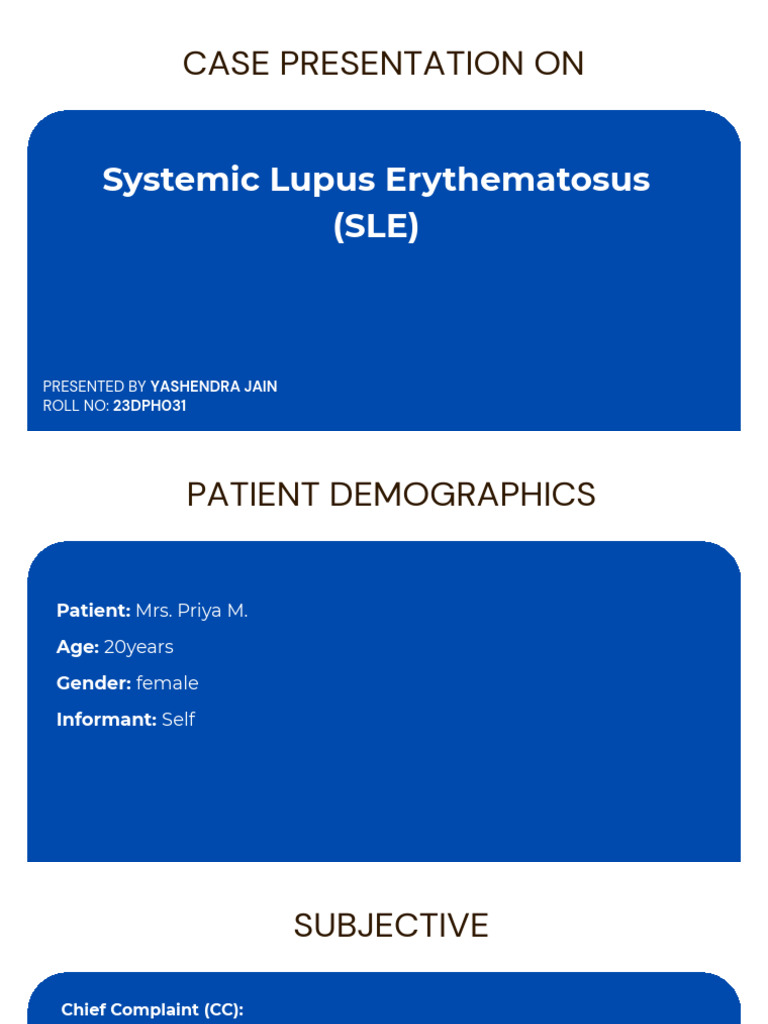 Systemic Lupus Erythematosus | PDF | Anemia | Medical Specialties