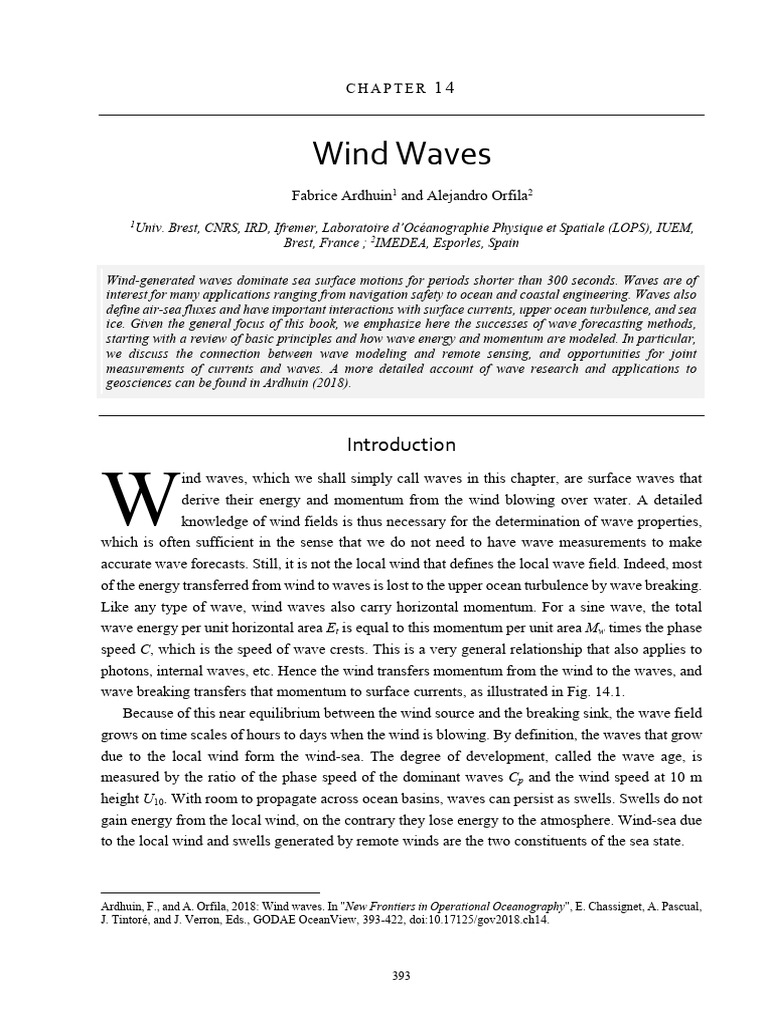 Wind waves | PDF | Waves | Earth Sciences