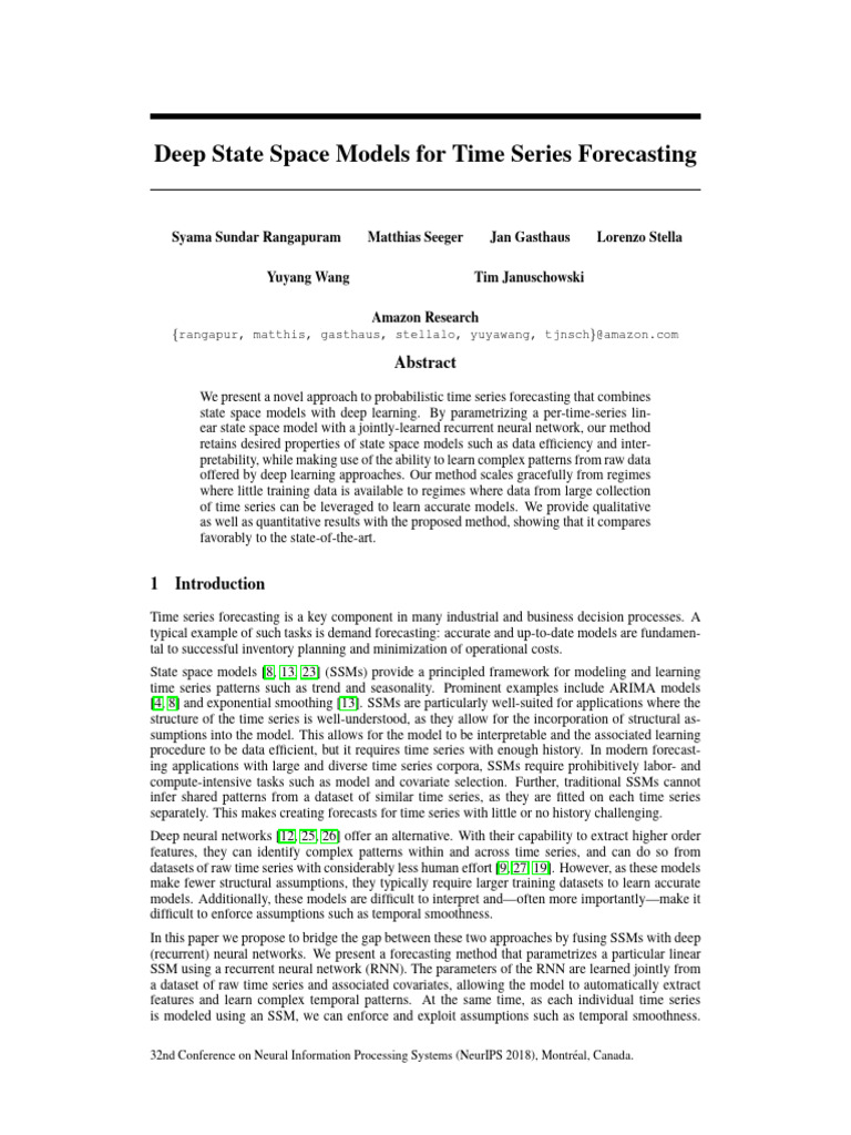paper 2 | PDF | Time Series | Forecasting