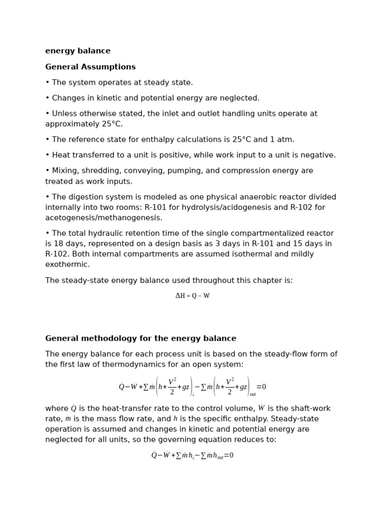 FInal Energy Balance (2) - Copy | PDF | Cogeneration | Anaerobic Digestion