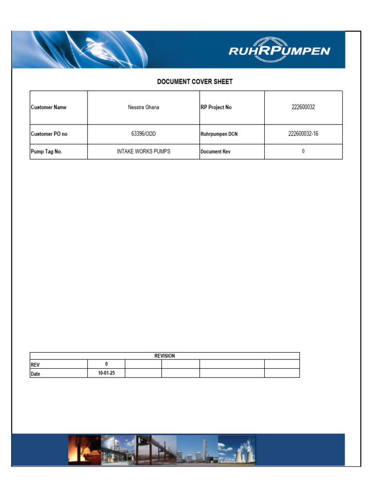 Pump Datasheet - 222600032-016 | PDF | Pump | Energy Technology