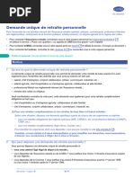 Demande de prestation de retraite publique | PDF