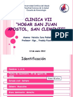 Caso Clinico Hogar San Juan A
