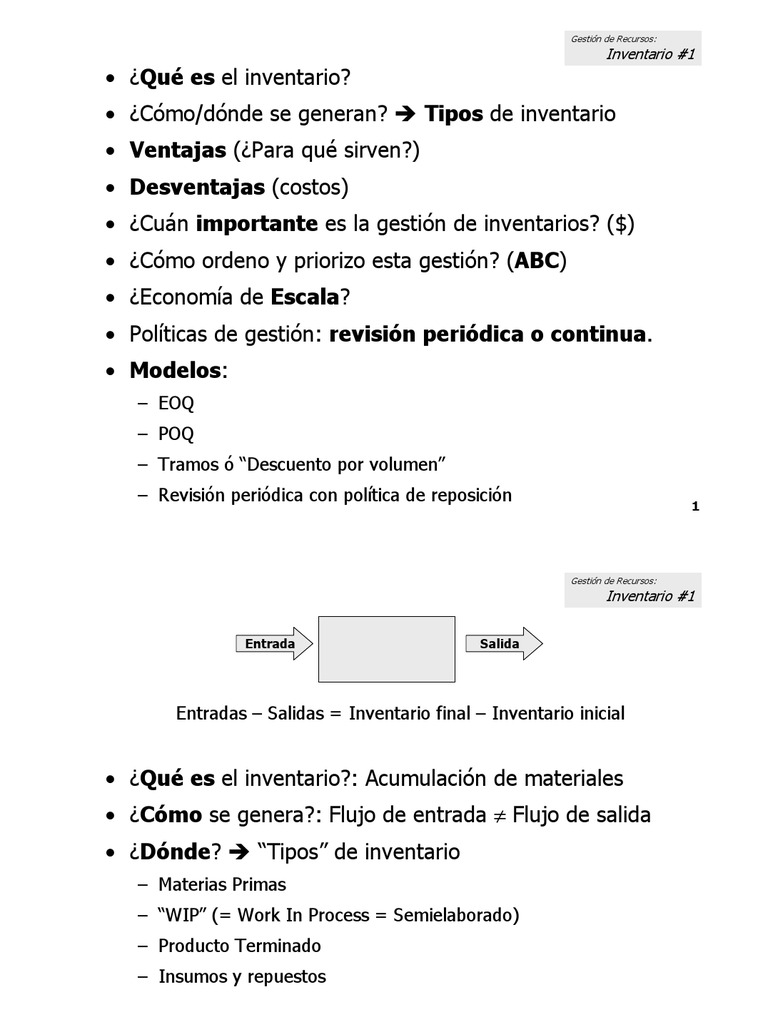 Inventarios - Texto | PDF | Inventario | Industrias