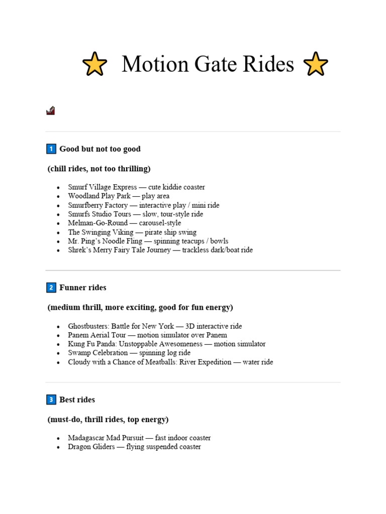 motion gate rides hehe ⭐️ | PDF