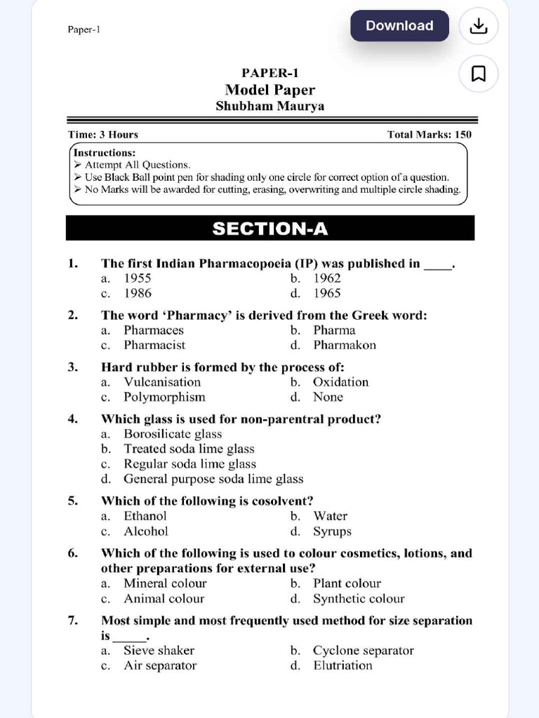 Exit Prep1 | PDF | Tablet (Pharmacy) | Pharmacy