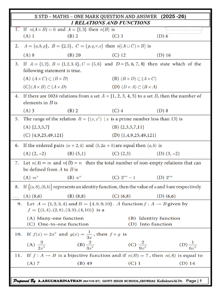 10 std 1marks EM.docx | PDF