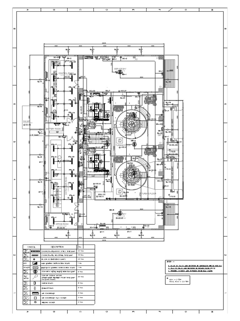 5. Lighting Layout Drawing, Wiring_merged | PDF