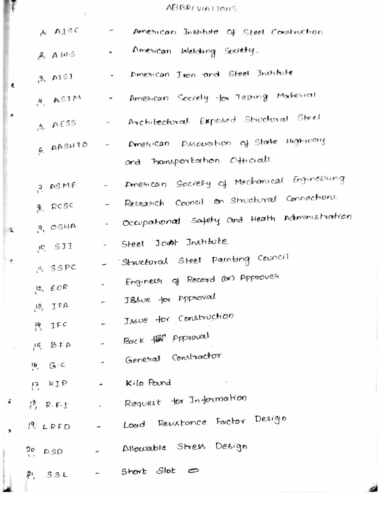 Aisc Notes | PDF