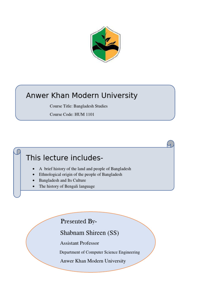 Lecture Sheet 1 | PDF | Bengal | Bangladesh