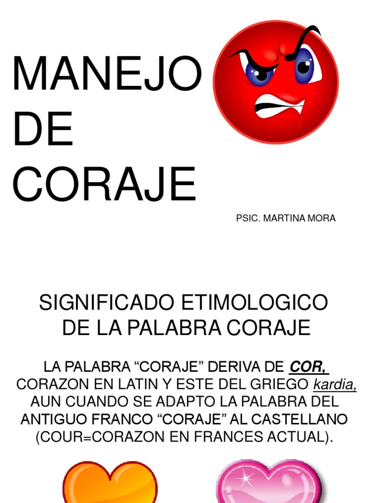 Significado y manejo del coraje | PDF | Ira | Las emociones