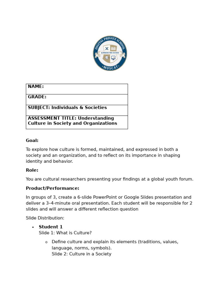 Understanding Culture Organizational Culture | PDF
